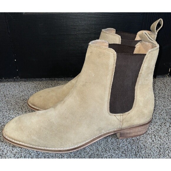 Urban Outfitters Tan Suede Chelsea Boots Size 9  Men’s main image 8